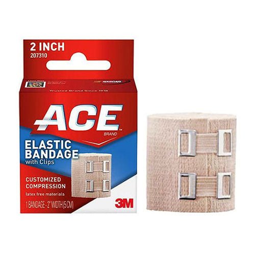 EA/1 - 3M™ ACE™ Elastic Bandage, with Metal Clips, 2" - Best Buy Medical Supplies