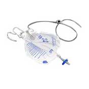 EA/1 - Amsino AMSure® Urinary Drainage Bag 2000mL, Pear Shape, Anti-Reflux Device - Best Buy Medical Supplies