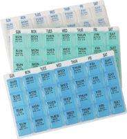 EA/1 - Apothecary Products One-Day-at-a-Time Pill Organizer 8" L x 5" W x 3/4" D - Best Buy Medical Supplies