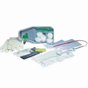 EA/1 - Bard Bi-Level Urethral Catheterization Tray with Underpad, Latex Gloves - Best Buy Medical Supplies