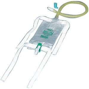 EA/1 - Bard Dispoz-A-Bag® Leg Bag with Flip-Flo™ Valve, Sterile, with Fabric Strap, 18" Extension Tubing 19 oz - Best Buy Medical Supplies