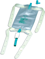 EA/1 - Bard Dispoz-A-Bag® Leg Bag without Flip-Flo™ Valve, Sterile, Latex Straps 9 oz Small - Best Buy Medical Supplies