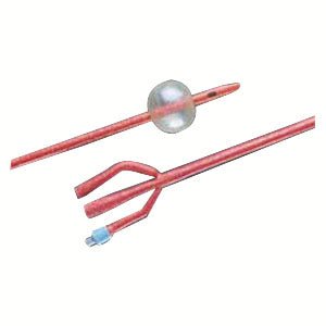EA/1 - Bardex® I.C. Infection Control 3-Way Foley Catheter, 2 Staggered Eyes, 24Fr 30cc Balloon Capacity - Best Buy Medical Supplies