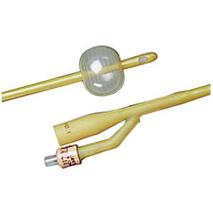 EA/1 - Bardex® I.C. Infection Control Carson 2-Way Latex Foley Catheter, 18Fr 5cc Balloon Capacity - Best Buy Medical Supplies