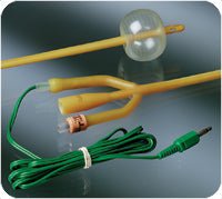 EA/1 - Bardex® Lubricath® Temp-Sensing 2-Way Foley Catheter with Preattached 6ft Extension Cable 16Fr 5cc Balloon Capacity - Best Buy Medical Supplies