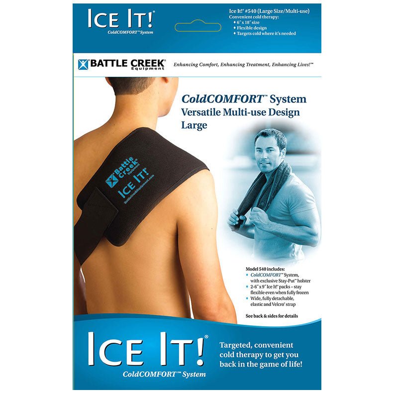 EA/1 - Battle Creek Ice It!® ColdComfort™ System, Large 6" x 18" - Best Buy Medical Supplies