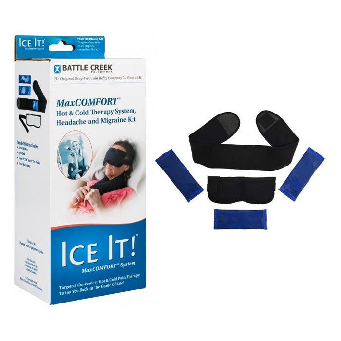 EA/1 - Battle Creek MaxCOMFORT™ Headache and Migraine Kit, Hot and Cold Therapy System - Best Buy Medical Supplies