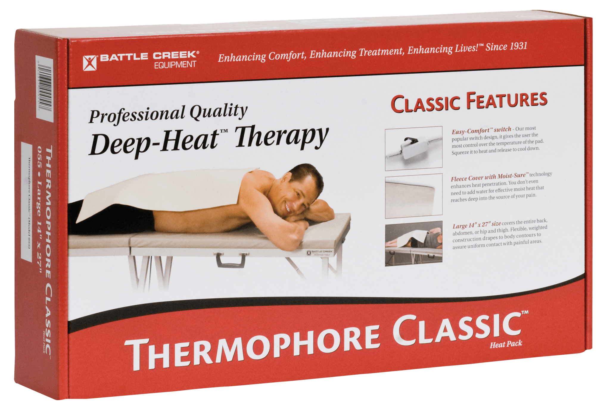 EA/1 - Battle Creek Thermophore Classic™ Deep-Heat™ Therapy Pack™ Moist Heat, 14" x 27" Standard - Best Buy Medical Supplies