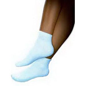 EA/1 - BSN Jobst&reg; Unisex SensiFoot&trade; Diabetic Crew-Length Mild Compression Socks, Closed Toe, Large, White - Best Buy Medical Supplies