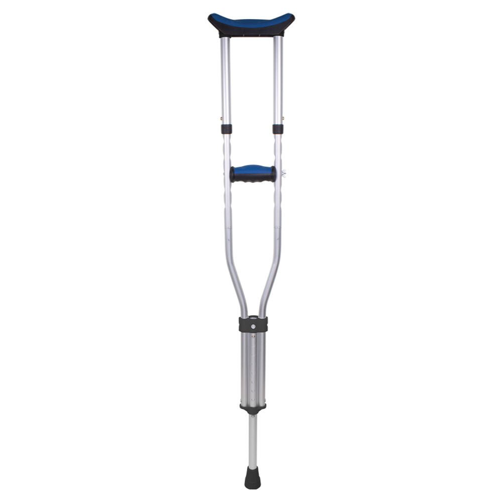 EA/1 - Carex Folding Walking Crutch, 250 lb Capacity, Universal, 8" x 41" to 59" Depth 2" - Best Buy Medical Supplies