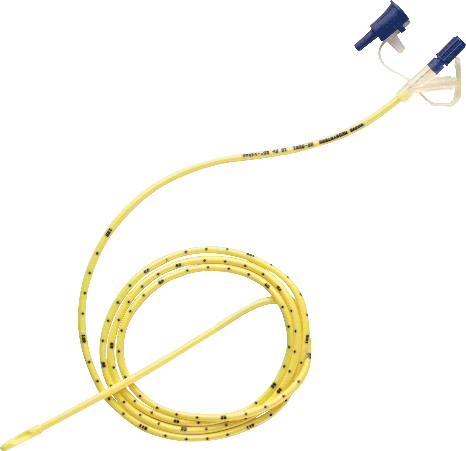 EA/1 - Corpak Corflo® Ultra Lite Nasogastric Feeding Tube without Stylet 8Fr, 36" L, Non-Weighted, With Anti-Clog Feeding Port, Polyurethane or Silicone, Latex-free, DEHP-free - Best Buy Medical Supplies