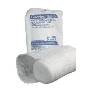 EA/1 - Derma Sciences Gazetex® Bandage Roll, 6-Ply, 4-1/2" x 147" - Best Buy Medical Supplies