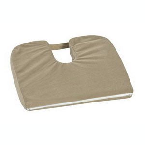 EA/1 - DMI Sloping Coccyx Cushion 15" x 14" x 1-1/2", Camel, Latex-free - Best Buy Medical Supplies