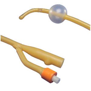 EA/1 - Dover™ 2-Way Red Rubber Foley Catheter 20Fr, 5cc Balloon Capacity, 16" L - Best Buy Medical Supplies