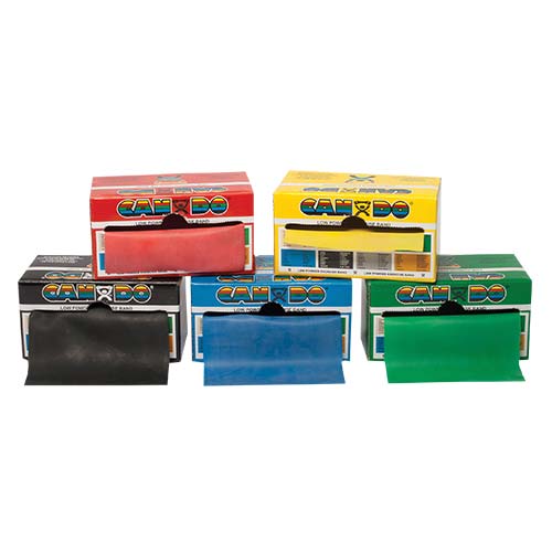 EA/1 - Fabrication Enterprises CanDo® Low-Powder Exercise Band Blue Heavy, 6 yds Roll - Best Buy Medical Supplies