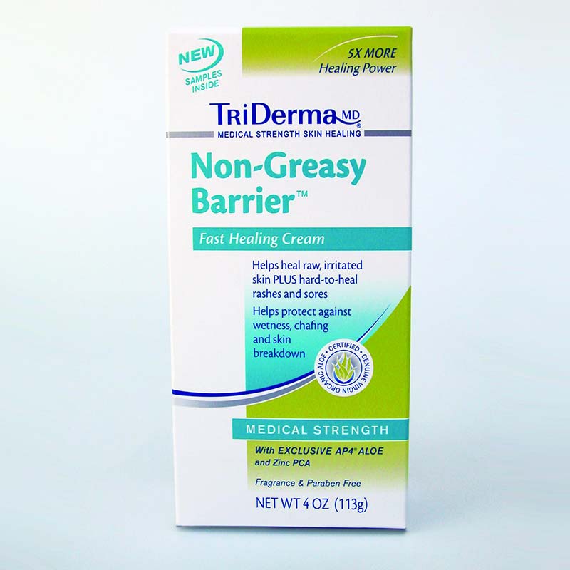 EA/1 - Genuine Virgin Aloe TriDerma® Barrier™ Fast Healing Cream, Non-Greasy, Fragrance-Free, 4 oz - Best Buy Medical Supplies