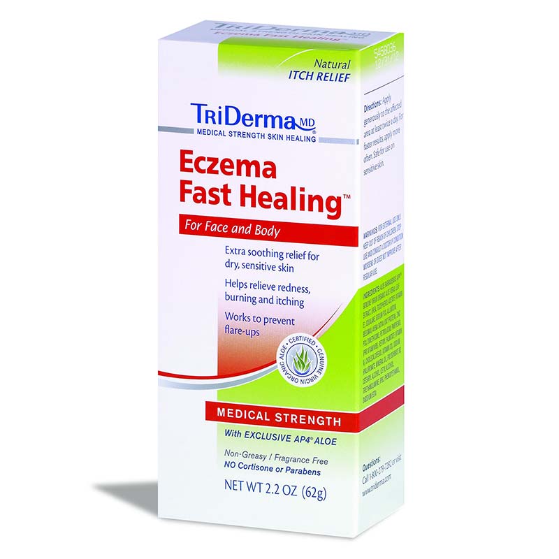 EA/1 - Genuine Virgin Aloe TriDerma® Eczema Fast Healing™ Cream Fragrance-Free, 1.1 oz - Best Buy Medical Supplies