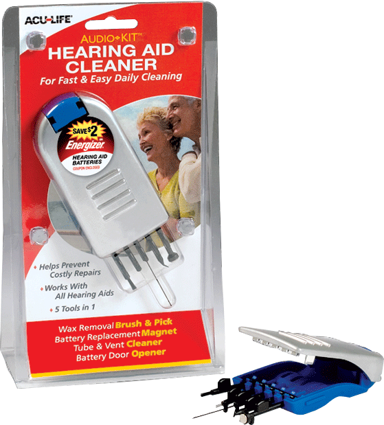EA/1 - Health Enterprises Audio-Kit™ Hearing Aid Cleaner Kit, Built into an Easy-to-Hold Handle - Best Buy Medical Supplies