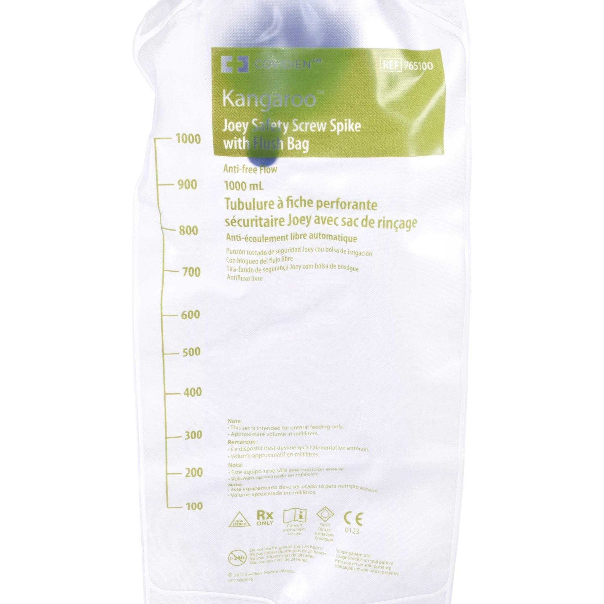 EA/1 - Joey Safety Screw Spike with Flush Bag 1,000-mL - Best Buy Medical Supplies