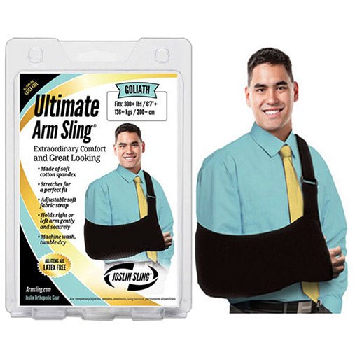 EA/1 - Joslin Ultimate Arm Sling® 300 lb Capacity, Black - Best Buy Medical Supplies