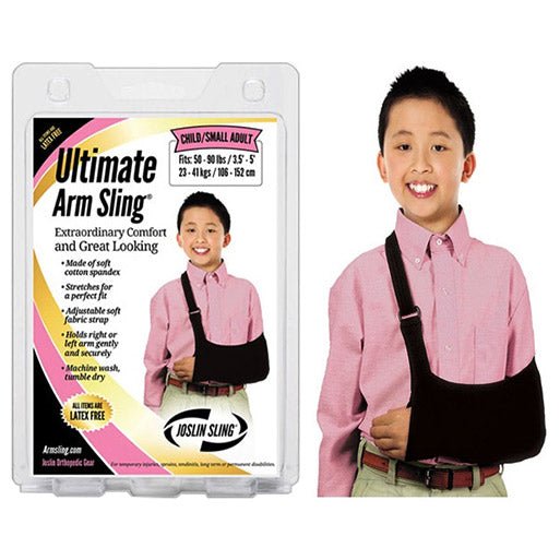 EA/1 - Joslin Ultimate Arm Sling® for Child, 50 lb to 90 lb Capacity, Black - Best Buy Medical Supplies