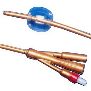 EA/1 - Kendall Dover™ 3-way Foley Catheter 18Fr, 30cc Balloon Capacity, Sterile, Reinforced Tip, Latex-Free - Best Buy Medical Supplies