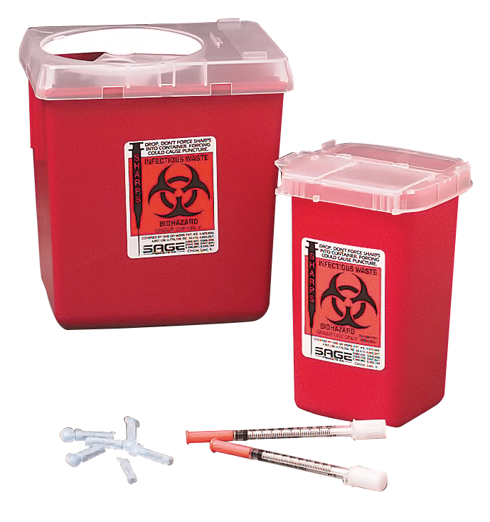 EA/1 - Kendall Healthcare SharpSafety™ Autodrop™ Phlebotomy Container 1 Quart, Red - Best Buy Medical Supplies