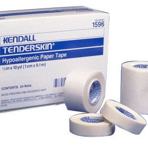 EA/1 - Kendall Tenderskin® Hypoallergenic Paper Tape 1/2" x 10 yds - Best Buy Medical Supplies