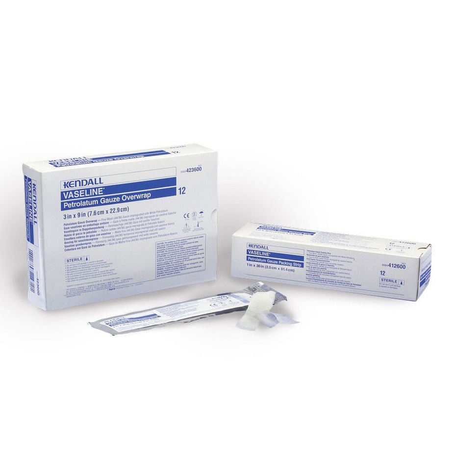 EA/1 - Kendall Vaseline™ Sterile Non-Adherent Petrolatum Gauze Strip in Tube, 1" x 36" - Best Buy Medical Supplies