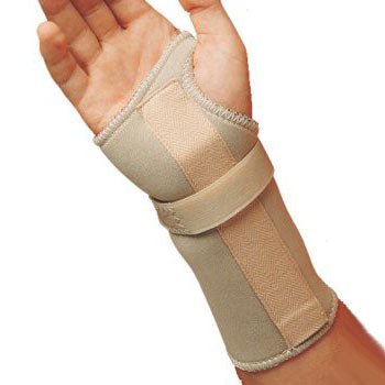EA/1 - Leader Carpal Tunnel Wrist Support, Beige, Medium/Left - Best Buy Medical Supplies