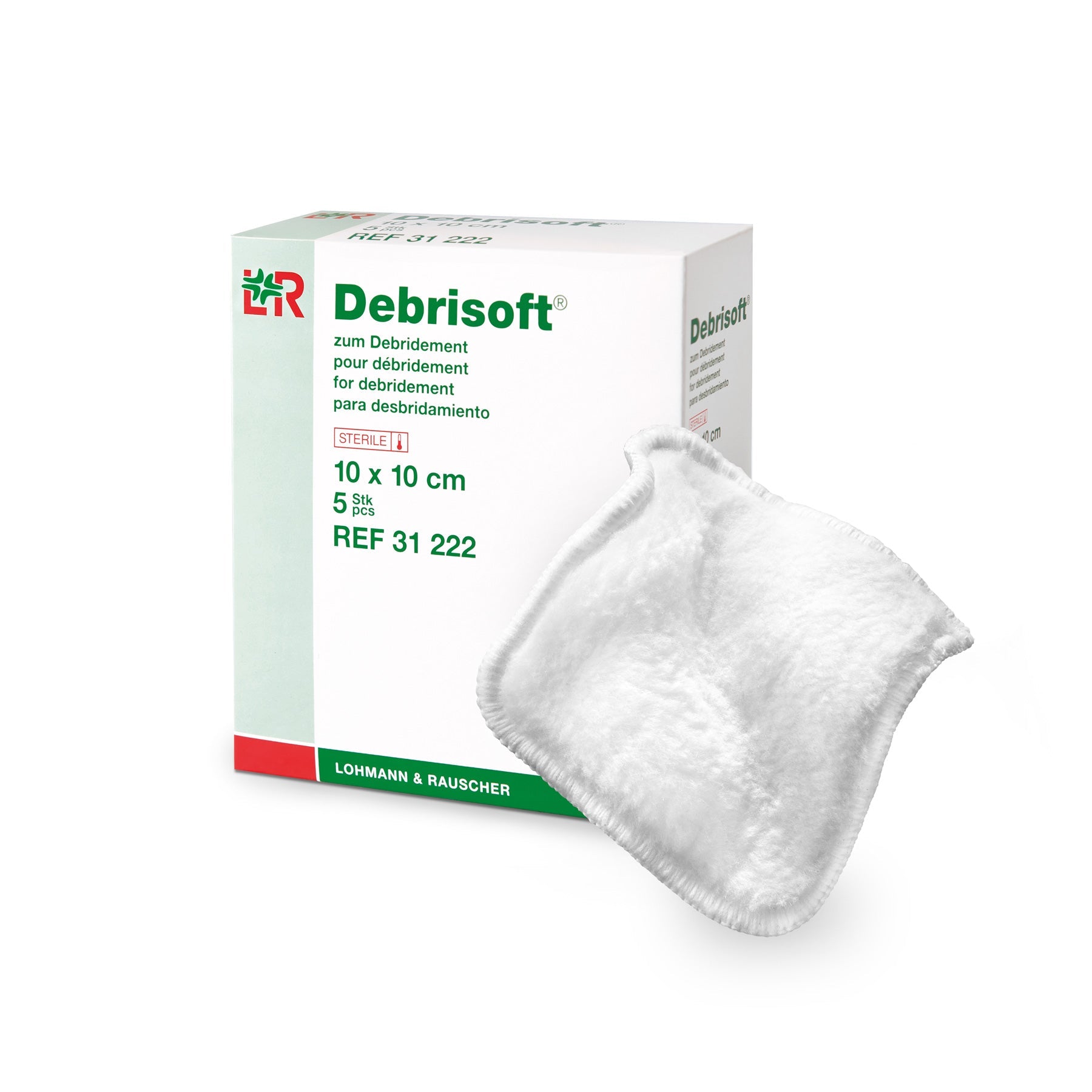 EA/1 - Lohmann & Rauscher Debrisoft® Debridement Pad, 4" x 4" - Best Buy Medical Supplies