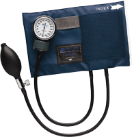 EA/1 - Mabis Adult CALIBER™ Aneroid Sphygmomanometers with Blue Nylon Cuff - Best Buy Medical Supplies