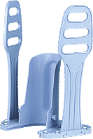 EA/1 - Maddak Heel Guide™ Compression Stocking Aid 17-1/4" x 8" x 7", Unique Indented Channel, Cone Acts As a Heel guide - Best Buy Medical Supplies