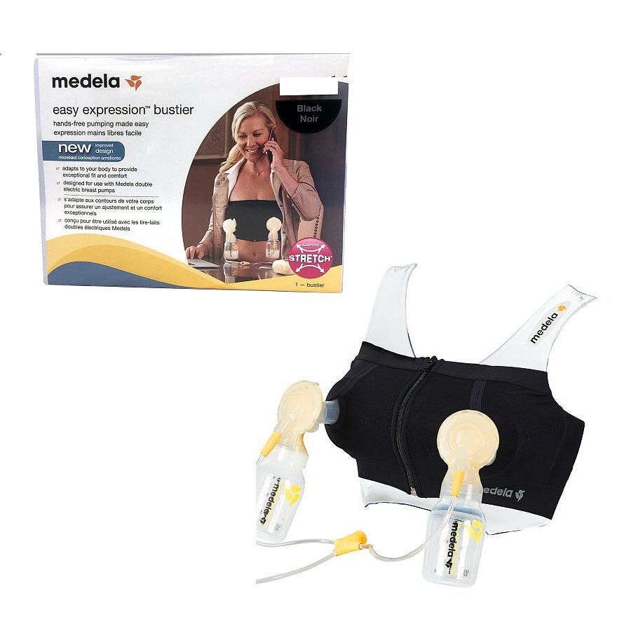 EA/1 - Medela Easy Expression® Breast Pump Bustier, Small, Black - Best Buy Medical Supplies