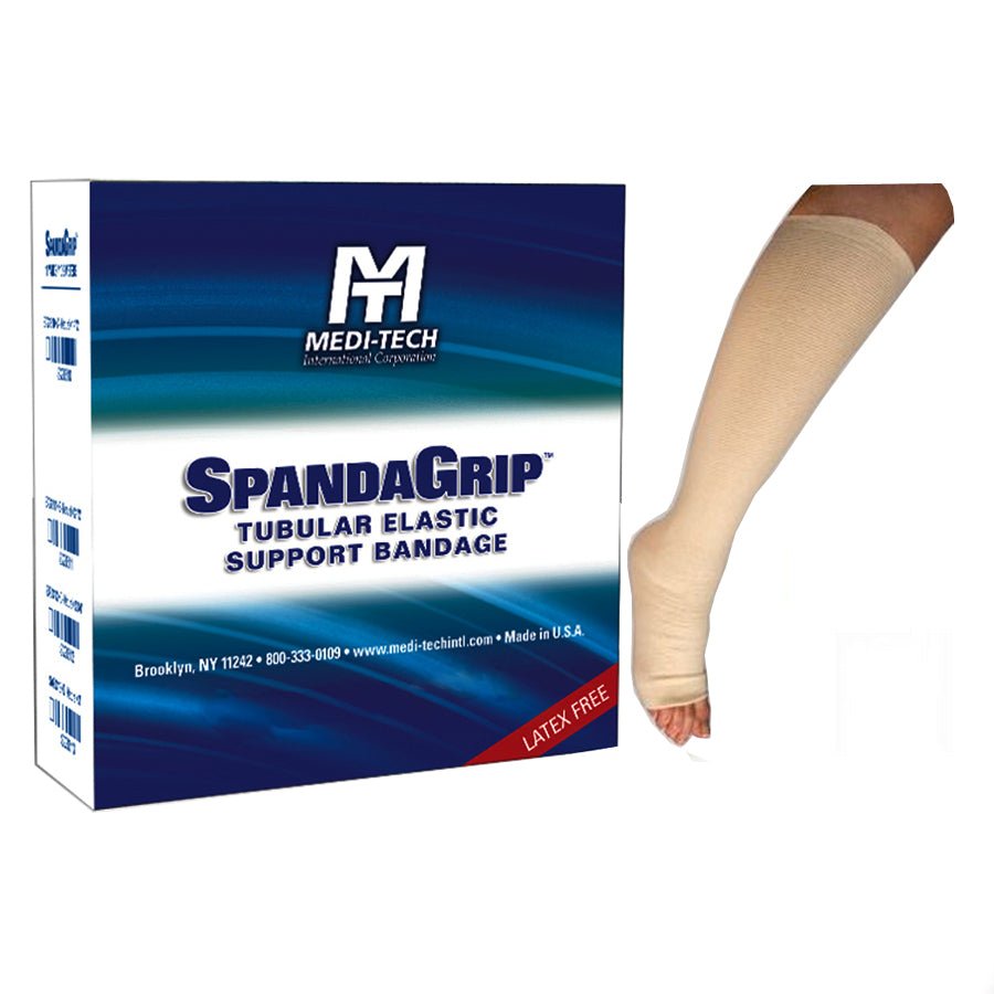 EA/1 - Medi-Tech SpandaGrip™ Tubular Elastic Support Bandage, Size E, 3-1/2" x 36" Natural - Best Buy Medical Supplies