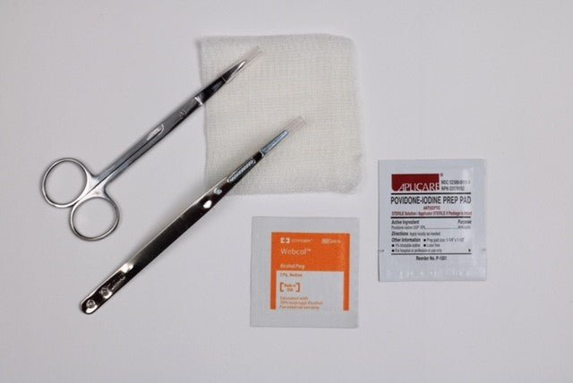 EA/1 - Medical Action Industries One Time Suture Removal Tray With Iris Scissors, Tissue Forceps, Sterile - Best Buy Medical Supplies