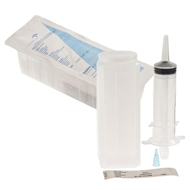 EA/1 - Medline Industries Blister Piston Irrigation Syringe Feed Tray 60cc, Sterile, Latex-free - Best Buy Medical Supplies