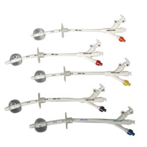 EA/1 - Medline Industries Gastrostomy Tube 20Fr 15cc Balloon, 3-Port, Silicone, Sterile, Latex-free, Single Use, Yellow Color Coded - Best Buy Medical Supplies
