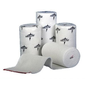 EA/1 - Medline Swift-Wrap® Nonsterile Elastic Stretch Bandage 4" W x 5yds. L, Latex-free, White - Best Buy Medical Supplies