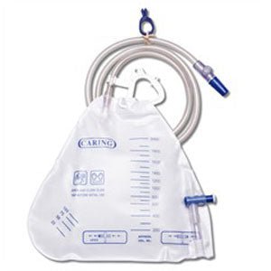EA/1 - Medline® Industries Urology Drainage Bag with Antireflux Valve 2000mL, Latex-free - Best Buy Medical Supplies