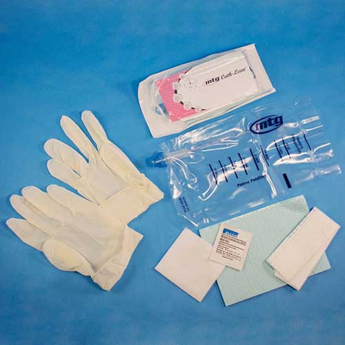 EA/1 - MTG Cath-Lean® Female Closed System Intermittent Catheter Kit with 14Fr 6" Catheter and BZK Wipe, Sterile, Latex-free - Best Buy Medical Supplies
