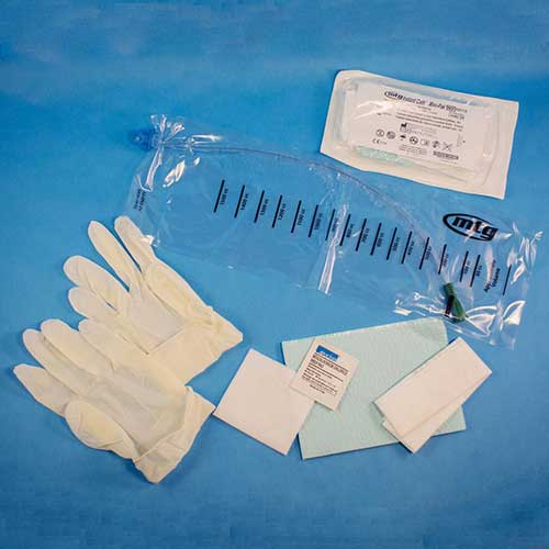 EA/1 - MTG Instant Cath® Mini-pak Closed System Kit with Vinyl 12Fr 16" Catheter with Introducer Tip and One Clear BZK Wipe, Sterile, Pre-lubricated, Latex-free - Best Buy Medical Supplies