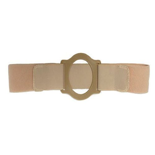 EA/1 - Nu-Hope Nu-Comfort™ Support Belt, 2" Wide, 3-1/8" ID Ring Plate, Latex-Free, Medium, Beige - Best Buy Medical Supplies