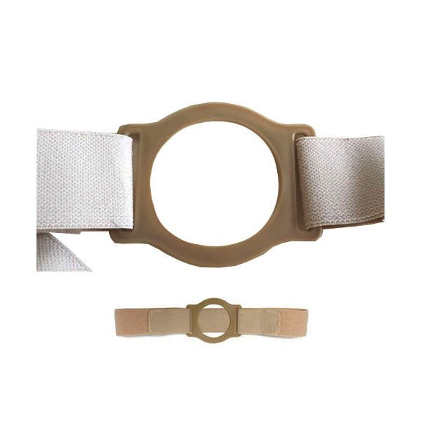 EA/1 - Nu-Hope Nu-Comfort™ Support Belt, Latex-Free, 2" Wide, 2-5/8" Ring Plate, 2XL, Beige - Best Buy Medical Supplies