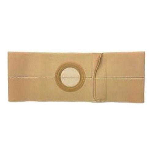 EA/1 - Nu-Hope Nu-Form™ Special Support Belt, 2-3/8" Stoma, 7" Wide, Left, 1" From Top, 2" Double Layer Auxiliary Rear, XL, Beige - Best Buy Medical Supplies
