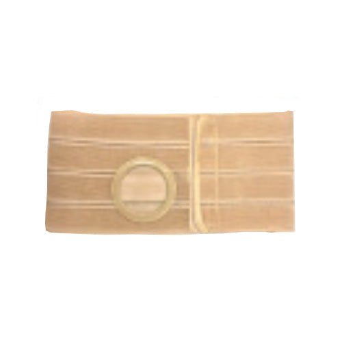 EA/1 - Nu-Hope Nu-Form™ Special Support Belt, Cool Comfort Elastic, Right, 8" Wide, 2-3/8" Stoma, 1-1/2" From Bottom, Large, Beige - Best Buy Medical Supplies