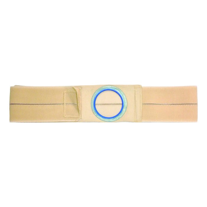 EA/1 - Nu-Hope Special Support Belt, Original Flat Panel, 3" Center Stoma, 4" Wide, XL (41" to 47" Waist), Beige - Best Buy Medical Supplies