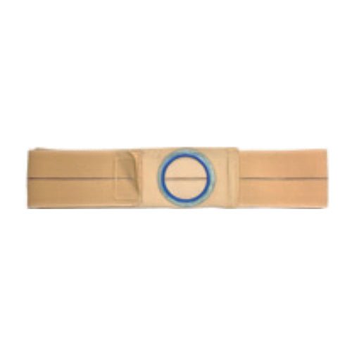 EA/1 - Nu-Hope Support Belt, Original Flat Panel, 3-1/4" Center Stoma, 4" Wide, Medium, Beige - Best Buy Medical Supplies