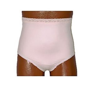 EA/1 - OPTIONS Ladies' Basic with Built-In Barrier/Support, Light Yellow, Left-Side Stoma, Medium 6-7, Hips 37" - 41", Snap Closure - Best Buy Medical Supplies