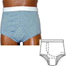 EA/1 - OPTIONS™ Men's Basic with Built-In Barrier/Support, Gray, Right-Side Stoma, Small 32-34 - Best Buy Medical Supplies